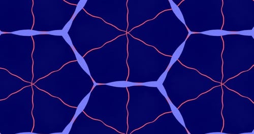 Looped kaleidoscope Abstract Symmetrical Of Geometric Seamless Pattern shape