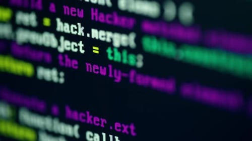 Fechamento da tela do monitor com o desenvolvimento de tecnologias de programação e codificação