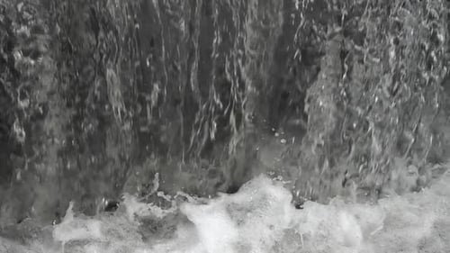 Close Up of Rushing Water in Nature