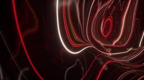 3D-Render, abstrakter topographischer Animationshintergrund, fluoreszierendes ultraviolettes Licht