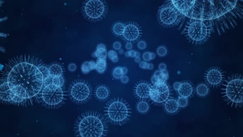 Virus Of Flu Or Microorganism 00669
