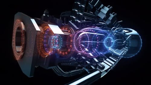 Raptor Rocket Engine 4k