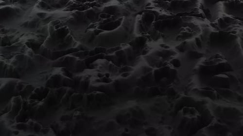 Abstract Dark Textured Landscape Animated Background
