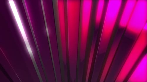 Abstract Neon Glowing Vertical Bars Motion Background Loop