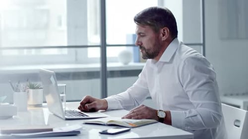 Entrepreneur Having Job Interview via Video Call