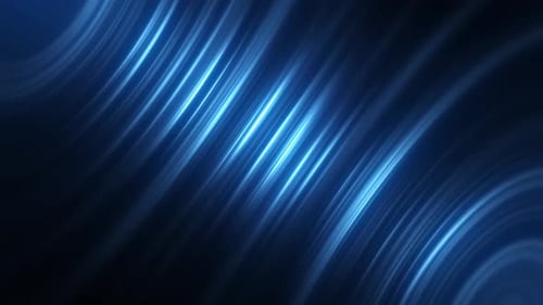 Abstract Spherical Background Loop Blue