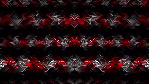 Red-White Abstract Loop Background