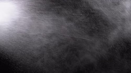 Abstract Spray of Mist Particles on Black
