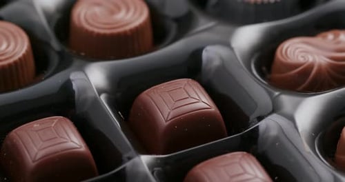 Mixed chocolate in box