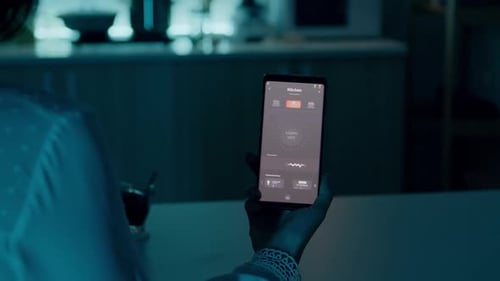 Smart Home Control Using Mobile Phone at Night