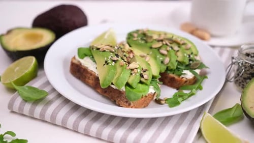 Avocado Toast with Seeds and Lime
