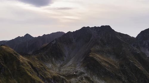 Berge bei Sonnenuntergang