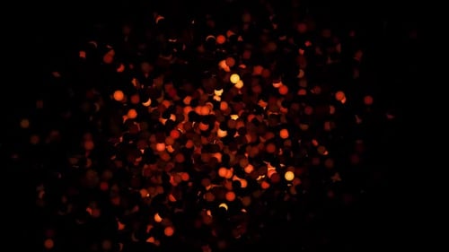 Sphères scintillantes, fond abstrait, rendu numérique