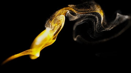 Gold-Partikel-Hintergrund