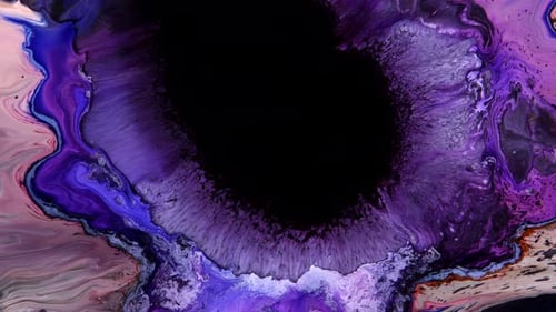 Expanding Abstract Colorful Background with Swirling Colors