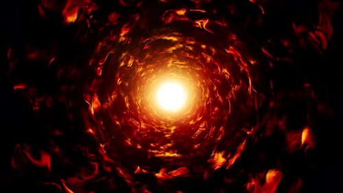 Burning Energy Fire Background Loop 4K