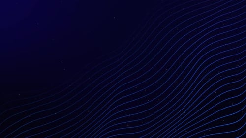 Contexte abstrait de la technologie des ondes de particules