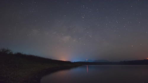 Milky Way Galaxy Time Lapse.