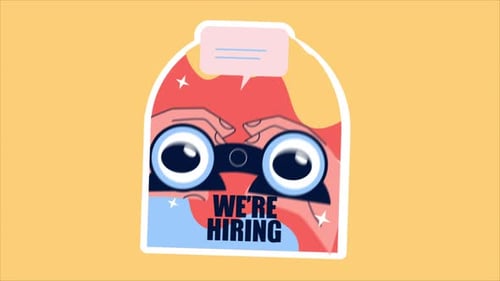 Modern Animated Call to Action for Hiring