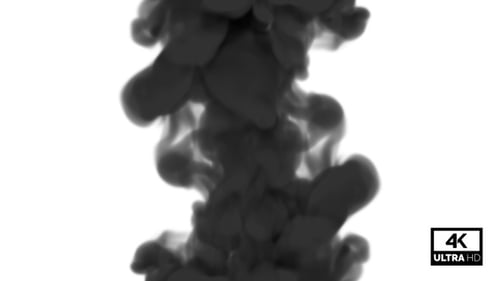 Black Smoke Collision And Spreading