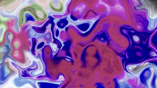 Vibrant Abstract Fluid Color Flow Background