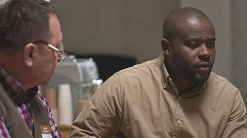 Two Men in an Intimate Conversation