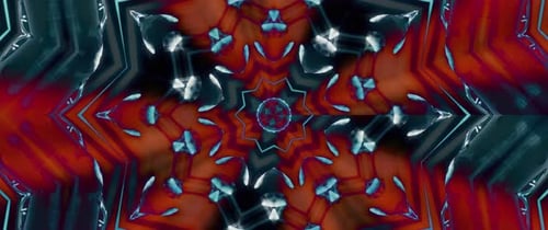 Hypnotische abstrakte Animation