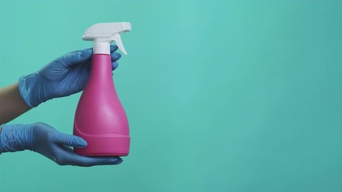 Detergent Spray Product Hygiene Tools Ready
