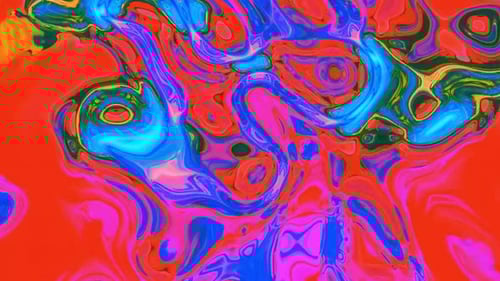Vibrant Fluid Abstract Swirl Background Animation