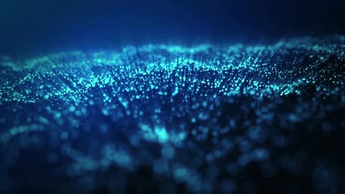 Dynamic Abstract Particle Wave Loop Background