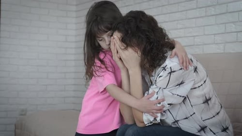 Probleme im Familienleben.