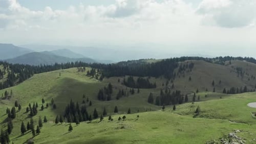 Aerial View Alpine Meadows