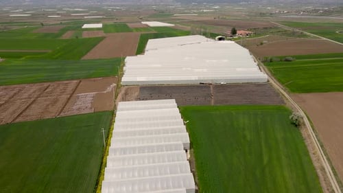 Aerial View of Greenhouse