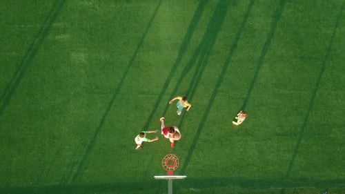 Kids Playing Basketball in The Stadium