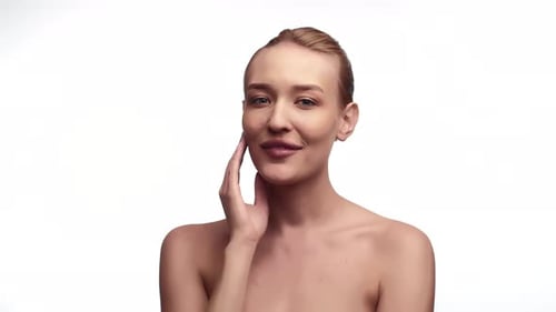 Woman Posing for Beauty and Skincare
