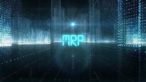 Skyscrapers Digital City Tech Word Mrp
