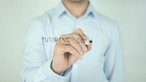 Writing Tutoring Service on a Transparent Screen