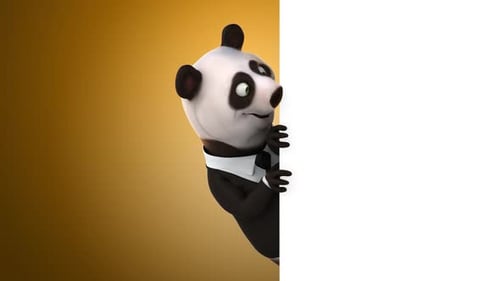 Panda divertido
