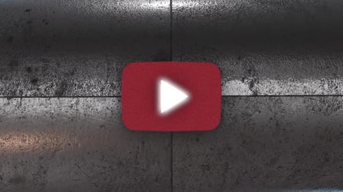 3D Transition To Youtube Iron Roll