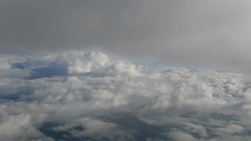 Clouds From Above in an Aerial View