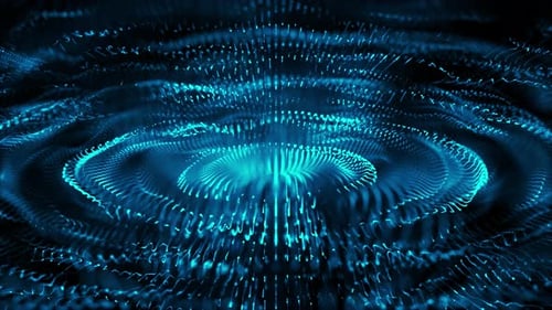Abstract Circle Particles 4K