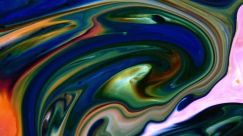 Abstract Paint Colours Diffusion