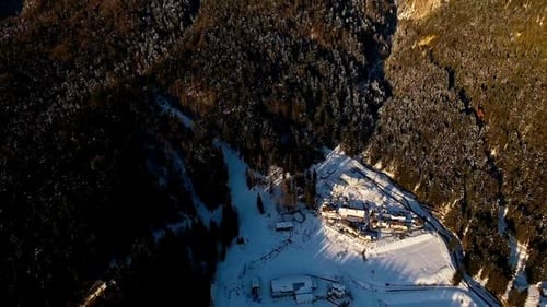 Lever de soleil d'hiver sur Mountain City