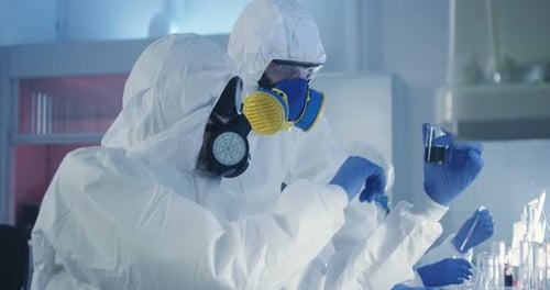 Scientists Working in Laboratory