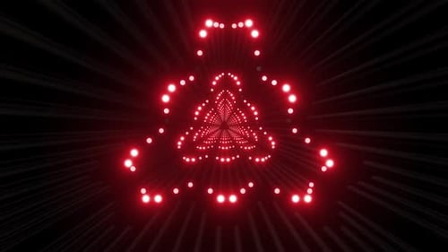 4k bewegliche Neonwalzen-Tunnel-Set