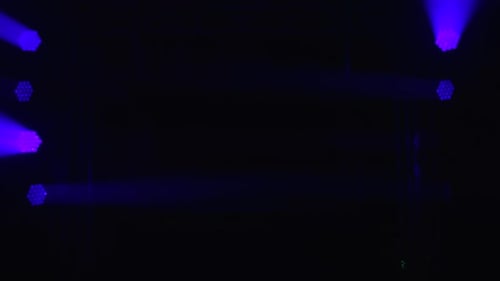 Colorful Beams of Light Pulsing in the Dark