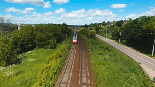 Train on the Railway.