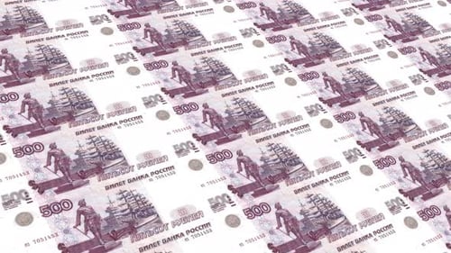 Russia Money / 500 Russian Ruble 4K