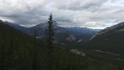 Valley and mountains