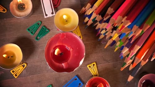 Colorful School Supplies